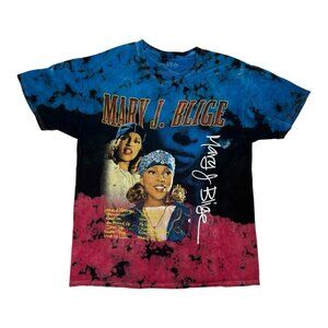 Mary J Blige Tie Dye T-Shirt Retro Vintage Size Medium 90s